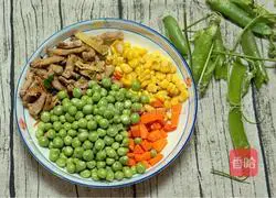 Illustration of how to make diced garden vegetables 3