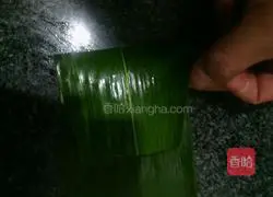 Bamboo leaf yellow cake Illustration of how to do it 9