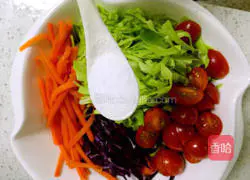 Illustration of how to make early spring vegetable salad 10