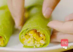 Vegetable roll Illustration of how to make cakes 7