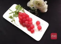 Illustration of how to make fruity winter melon balls 5