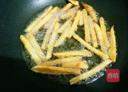 Illustration of how to make French fries 8