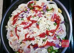 Chicken and apple lace pizza recipe 8