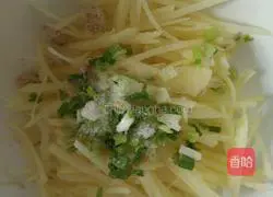 Nutritious and delicious potatoes Illustration of how to make silk cakes 1