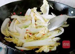 Illustration of how to make vermicelli baby cabbage 7
