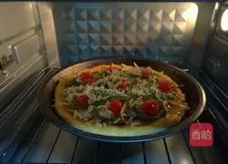 Illustration of how to make bacon pizza 5