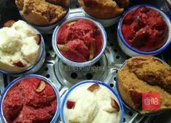 Illustration of how to make Hakka colorful hair cakes 8