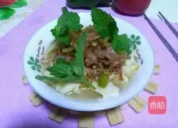 Illustration of homemade knife-shaped noodles 4