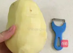 Illustration of how to make French fries 1