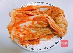 Spicy Illustration of how to make cabbage and kimchi 10