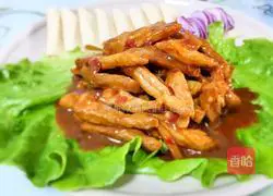 Illustration of how to make shredded pork in Korean sauce 7