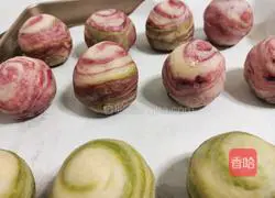 Coconut Cranberry Spiral Pastry (Purely handmade) illustrations of how to do it 16