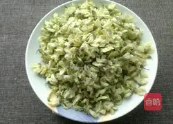 Sophora flower wheat rice recipe illustration 1