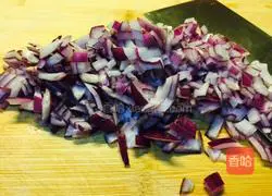 Illustration of how to make red stewed beef patties with pan-fried beef patties 4