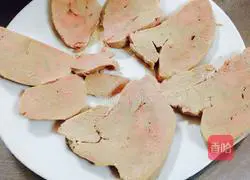 French style Illustration of how to make red wine foie gras with mango port grapes 1