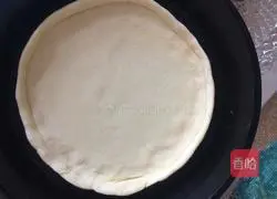 Illustration of how to make ham pizza 2