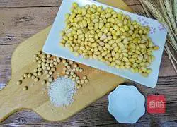 Illustration of how to make tofu pudding 1