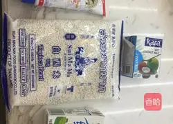 Illustration of how to make Q-transparent mango sago 1