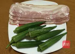 Okra Bacon Roll Recipe Illustration 1