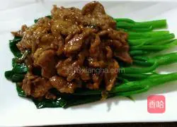 Illustration of how to make beef in oyster sauce 11