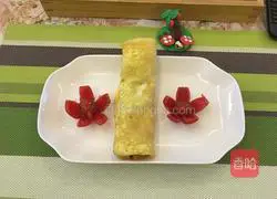 Chicken wrap Illustration of how to do it 11