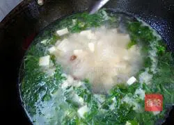 Shepherd's purse tofu soup recipe 11