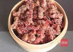 Illustration of steamed beef with rice flour 13