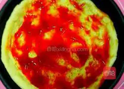 Illustration of how to make ham pizza 3