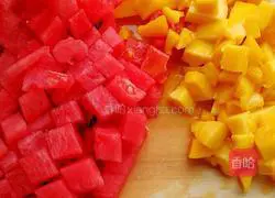 Watermelon Mango Oreo Cream Cake Recipe Illustration 3