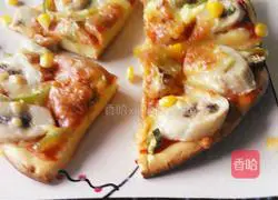 Illustration of how to make egg pizza 12