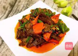 Illustration of how to stir-fry beef breasts 7