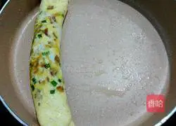 Illustration of how to cook bacon with thick eggs 12