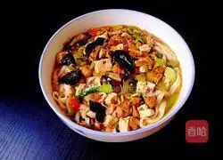 Illustration of how to make pork noodles 6