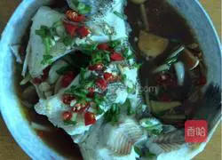 Illustration of how to make steamed seabass for lazy people 5