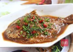 Illustration of home-style braised pomfret 9