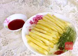 Illustration of how to make French fries 4