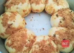 Honey beans Illustration of how to make seaweed and meat floss bread 10