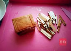 Dried celery and tofu Illustration of how to do it 1