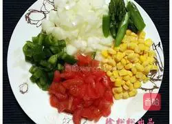 Bread Vegetable pizza recipe 1