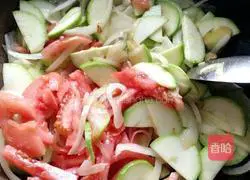 Illustration of how to make vegetarian fried noodles 5