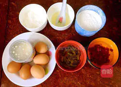 Illustration of how to make steamed cakes 1