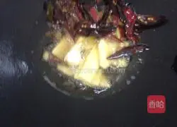 Illustration of braised chicken nuggets with mushrooms and potatoes 5