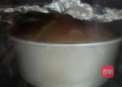 Illustration of how to make chiffon cake 18