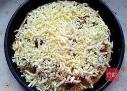 Illustration of grilled pizza 11