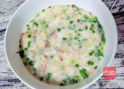 Illustration of how to cook bacon with thick eggs 7