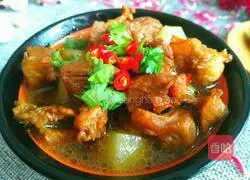 Braised mutton and radish recipe 11