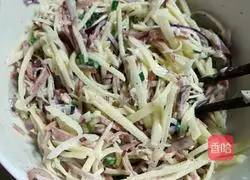 Bacon Potato Shredded Pancake Recipe Illustration 2