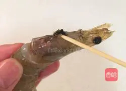 Illustration of home-style fried shrimps 2