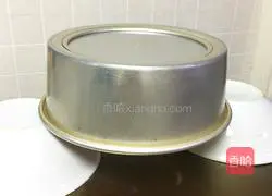 Illustration of how to make dragon fruit chiffon cake 18