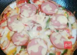 Illustration of how to make egg pizza 11